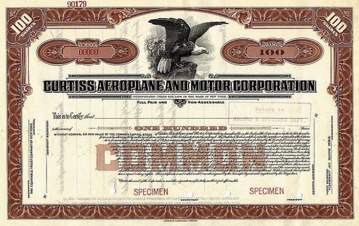 1910 stock certificate